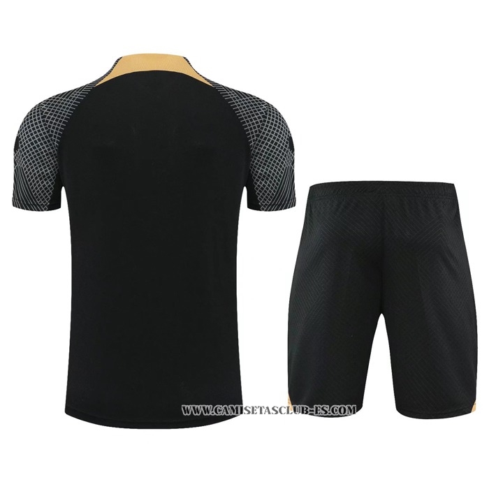 Chandal del Chelsea 22-23 Manga Corta Negro - Pantalon Corto